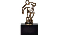 Statulėlė BEL551 Futbolas - 17cm - Bronza