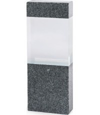 Glass Award Z2306 Stone - 20cm - Silver