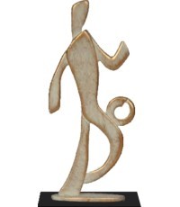 BEL439 Football Statuette - 21cm - Bronza
