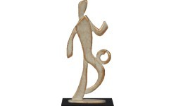 BEL439 Football Statuette - 22cm - Bronza