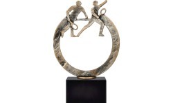 Статуэтка BEL432 Большой теннис - 21cm - Sidabras/Bronza
