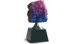 Glass Award Z2302 Geode - 20cm - Blue