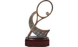 Statulėlė BEL503 Lauko tenisas - 19cm - Bronza