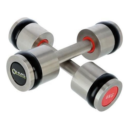 HH CHROMED DUMBBELL HMS PREMIUM - 2 x 6 kg