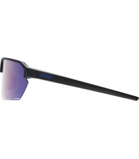 Uvex Vectiv glasses black matt / mirror blue