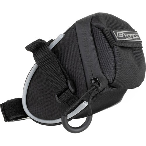 FORCE Jet Velcro Saddle Bag 0.4 L (black)