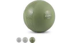 Mini medicininis kamuolys inSPORTline Sendelar 12 cm / 1,5 kg - Žalia