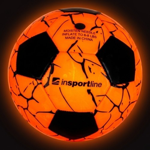 Light‑Up Soccer Ball w/ LED Light inSPORTline Lumikick, Size 5