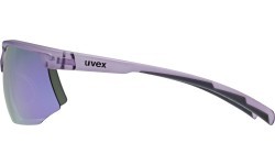 Очки Uvex Aerios S фиолетовые матовые прозрачные / зеркальные фиолетовые