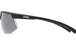 Uvex Aerios S sunglasses, black matt / smoke