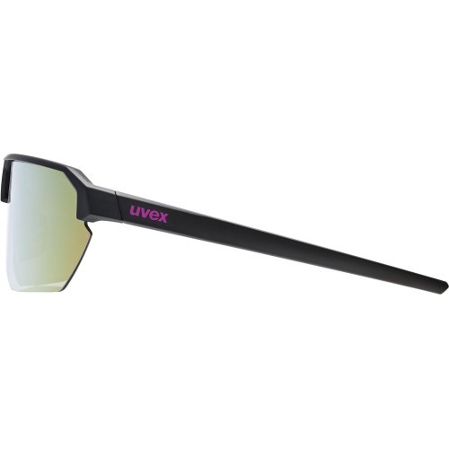 Akiniai Uvex vectiv black matt / mirror pink