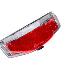 Electric Bike Rear Light, Battery-Powered, 80 mm Bolt Spacing