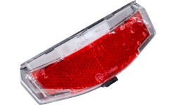 Electric Bike Rear Light, Battery-Powered, 80 mm Bolt Spacing