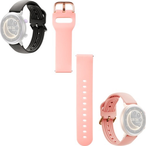 Replacement Strap for Smart Watches inSPORTline Manzon & Brosel, Pink