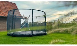 EXIT Allure Premium ground trampoline ø305cm - green