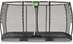 Грунтовый батут EXIT Allure Premium 214x366 см, чёрный
