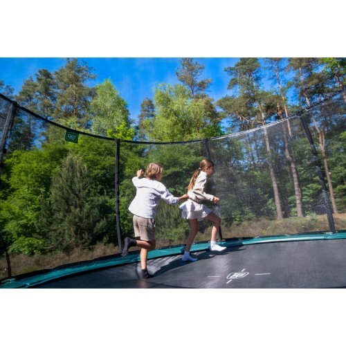 EXIT Allure Classic trampoline ø427cm - green