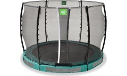 Įleidžiamas į žemę batutas EXIT Allure Classic ø305 cm - žalias