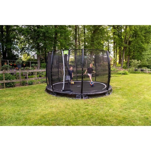 EXIT Allure Classic įleidžiamas batutas ø366 cm – žalias