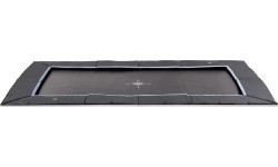 EXIT Dynamic ground level sports trampoline 275x458cm - black