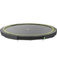 Спортивный грунтовой батут EXIT Silhouette ø427 см, чёрный