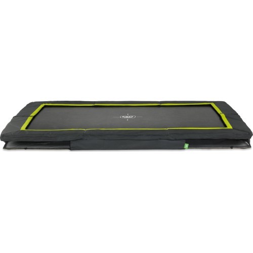 EXIT Silhouette ground sports trampoline 214x305cm - black