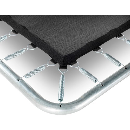 EXIT Silhouette trampoline 214x305cm - pink Outdoor Rectangular Coil spring Above ground trampoline