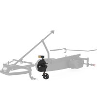 XXL Frame - Crank shaft with crank set 140, 36T + pedals