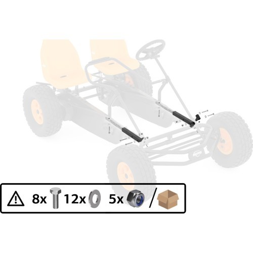 Duo Coaster galinio rėmo ilgintuvai
