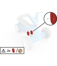 BERG GO² Blue pedalas (2 vnt.)