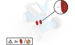 BERG GO² Blue pedalas (2 vnt.)