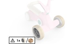 BERG GO² Pink priekinis ratas