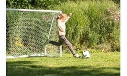 EXIT Scala aluminium football goal 180x120cm - white
