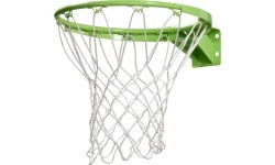 Krepšinio lankas EXIT Galaxy Ring su tinkleliu, metalinis, žalias, 45 cm
