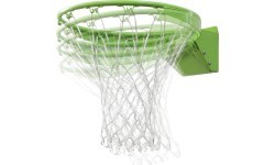 Krepšinio lankas EXIT Galaxy Dunkring su tinkleliu, metalinis, žalias, 45 cm