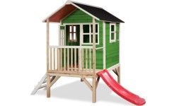 EXIT Loft 300 wooden playhouse - green