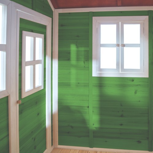 EXIT Loft 300 wooden playhouse - green
