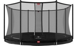 BERG Favorit InGround 430 Black + Safety Net Comfort