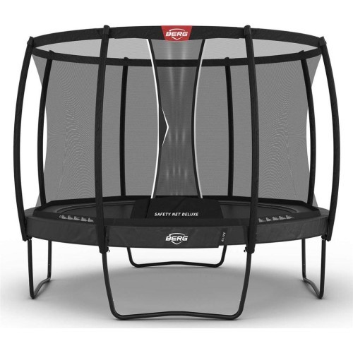 Батут BERG Elite Regular 330 серый + защитная сетка Deluxe