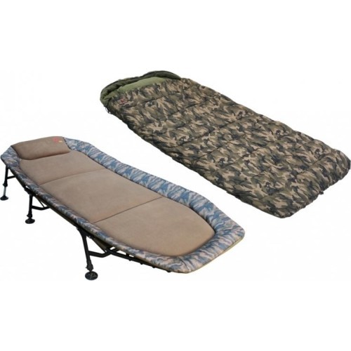 Gultas su miegmaišiu Zfish Flat Camo 220x100 cm