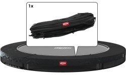 Favorit - InGround Padding 430 Black with white edge