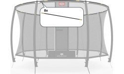 Karkaso vamzdžiai Berg Safety Net Deluxe 270 9FT
