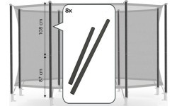 Apsauginis tinklas Berg Comfort – putplasčio komplektas (87+108 cm)