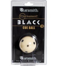 Aramith Tournament Black baltas biliardo rutulys su 6 taškais