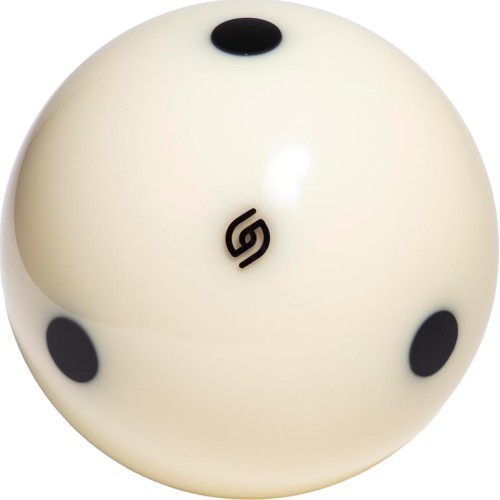 Aramith Tournament Black 6 dots cue ball