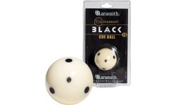 Aramith Tournament Black baltas biliardo rutulys su 6 taškais