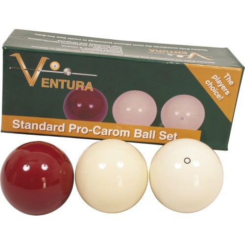 Karambolo kamuoliukų rinkinys Ventura Standard Pro-Carom 61,5 mm