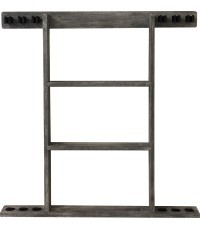 Grey Buffalo Wall Rack for 6 Cues