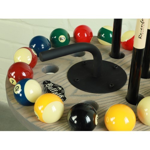Buffalo Harlem Cue Stand Round Cement for 6 Cues
