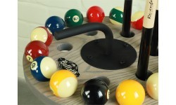 Buffalo Harlem Cue Stand Round Cement for 6 Cues